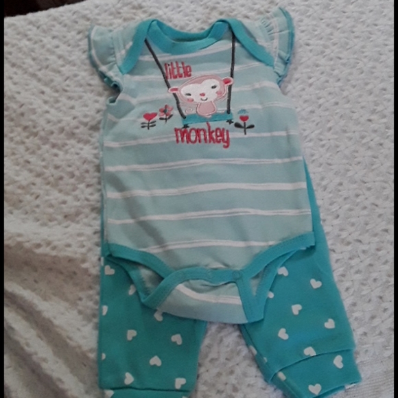 "Little monkey" matching set - Picture 1 of 4